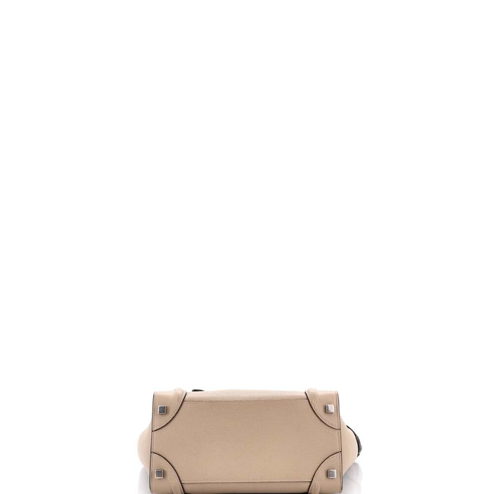 Celine Luggage Bag Grainy Leather Micro #228427C16B - Picture 4 of 8